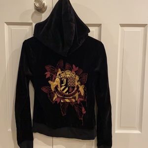 Juicy Couture black velour tracksuit